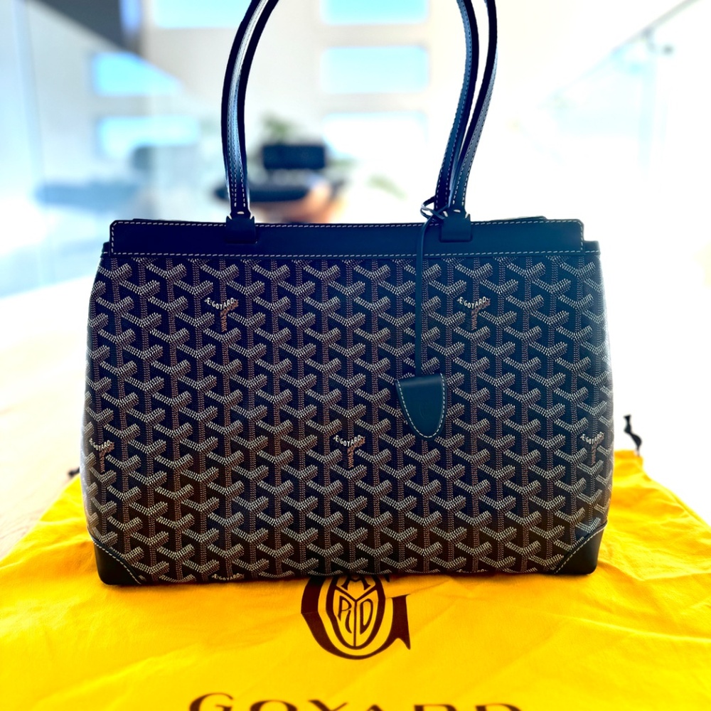 Goyard bellechasse PM navy - Picture 9 of 12